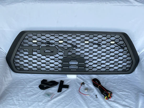 Aftermarket Honeycomb Grille for 2016–2023 Toyota Tacoma (Non-OEM)