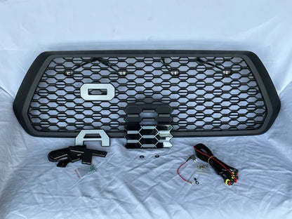 Aftermarket Honeycomb Grille for 2016–2023 Toyota Tacoma (Non-OEM)