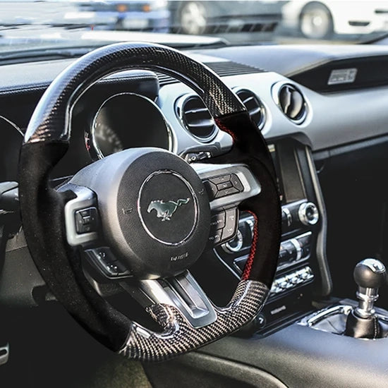 2015-2017 Ford Mustang Steering Wheel Carbon Fiber