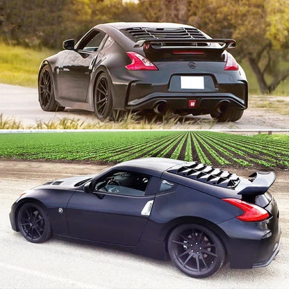 Rear Window Scoop Louver Cover for Nissan 370Z Coupe 2009-2020 IKON Style