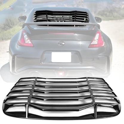 Rear Window Scoop Louver Cover for Nissan 370Z Coupe 2009-2020 IKON Style